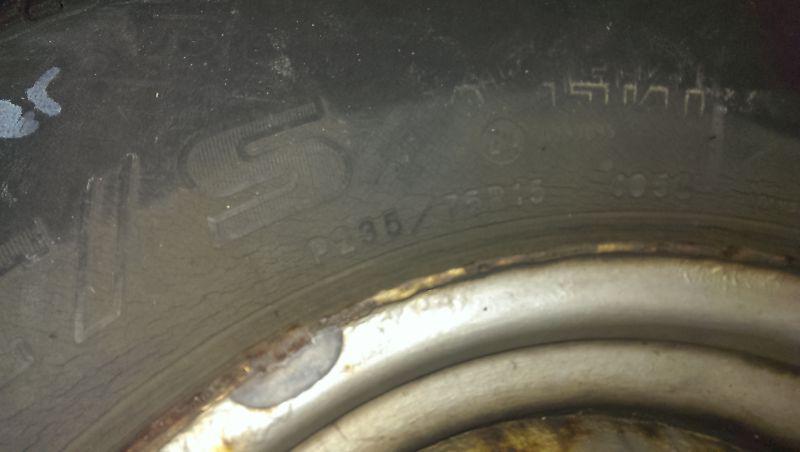 1998 Jeep Cherokee 4.0L Set of Tires & Rims 235x75x15 (been sitting awhile), US $229.00, image 9