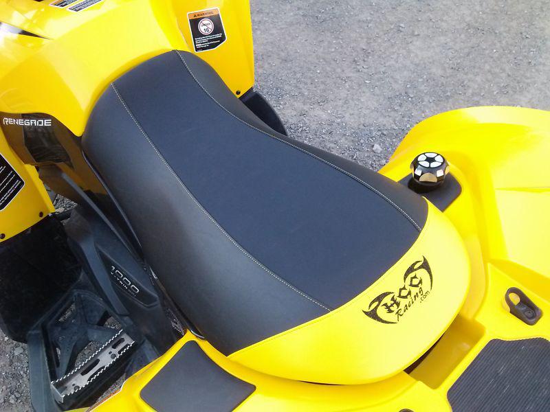  can-am renegade 1000 800 500  seat cover  gripper  hcc logo