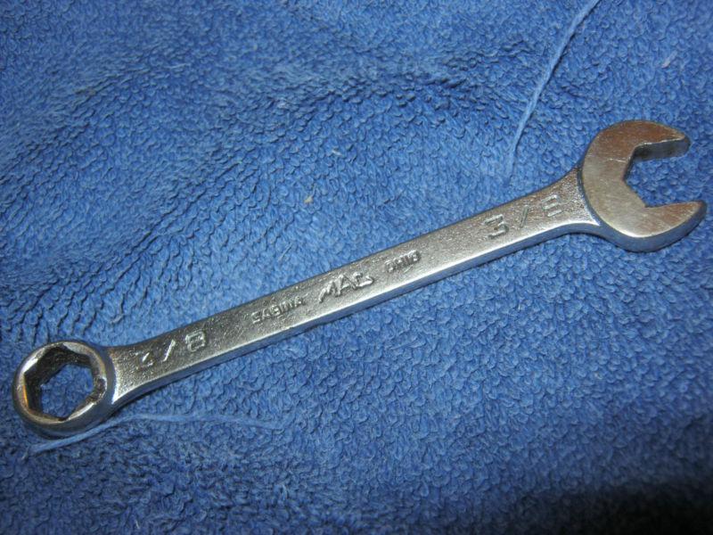 Mac 3/8" combination wrench.  ch12. oal 4 1/4". 6 point.sabina ohio plant, gc