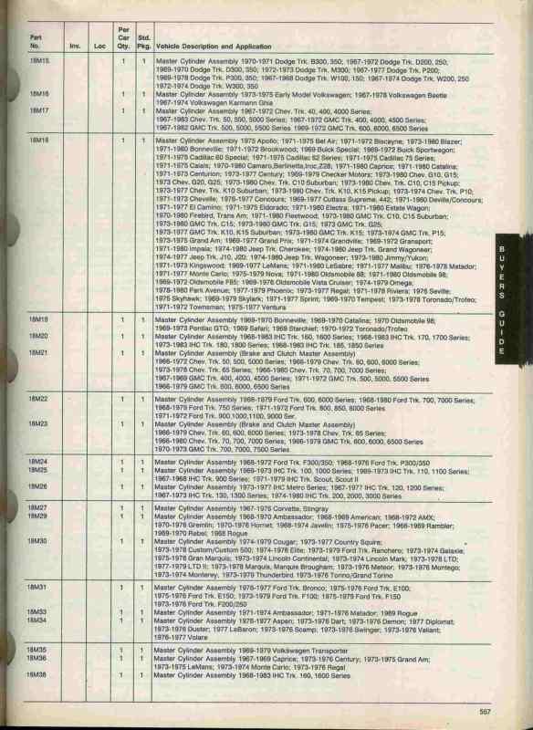 Buy 2000 AC Delco Durastop Brake Parts Cross Reference & Buyer's Guide