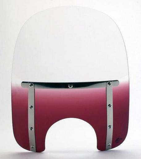 Memphis shades slim 17 windshield 9 inch cutout purple