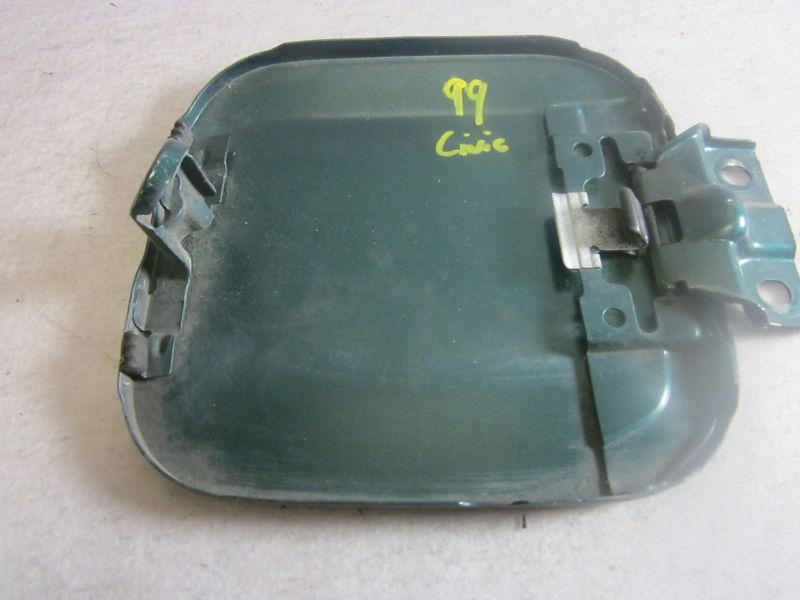 Buy 19962000 HONDA CIVIC FUEL DOOR GAS TANK LID GREEN OEM *P45 in
