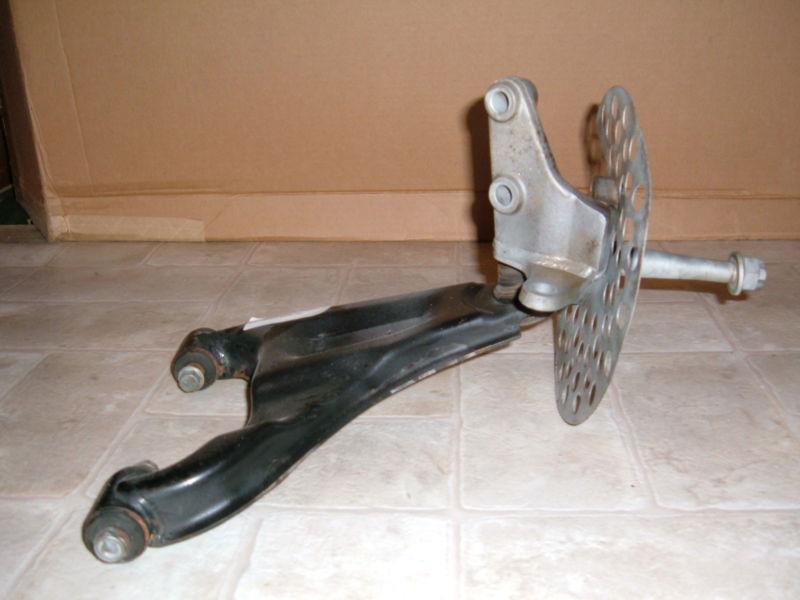 Yamaha yfm250 bruin 250 right a arm, knuck, ball joint, disc guard also big bear