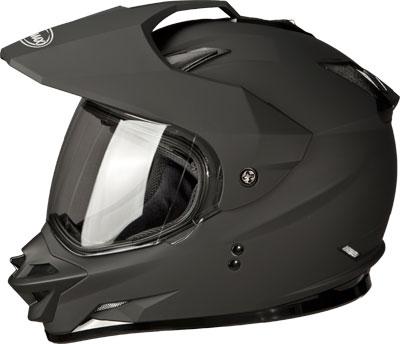 Gmax gm11d dual sport helmet flat black x g5110077