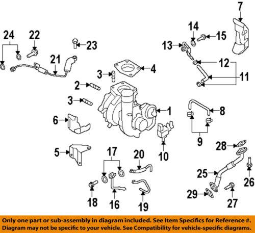 Mazda oem l3yc1370za turbocharger part/accessory