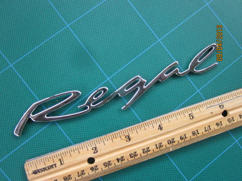 1995 - 2005 buick regal side door nameplate script emblem....nice condition