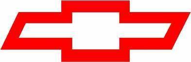 11" x 30" big chevy bowtie decal sticker chevrolet logo window