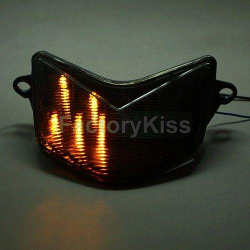 Gau new integrated smoke led tail light for kawasaki zx 6r 636 z750s 05-06