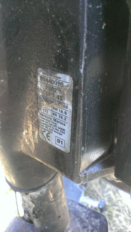 1999-2006 mercury 25 hp fourstroke lower unit, US $650.00, image 8
