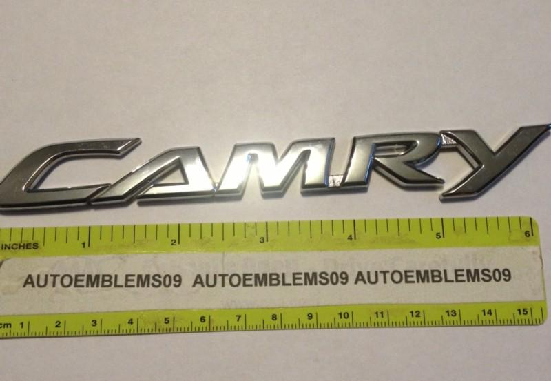 Toyota chrome camry emblem used