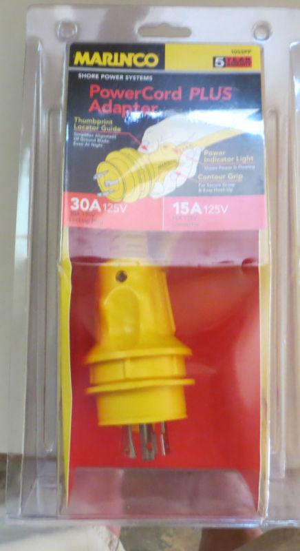 Nib marinco cord adapter 30a 125v locking plug 15a 125v connector 105spp