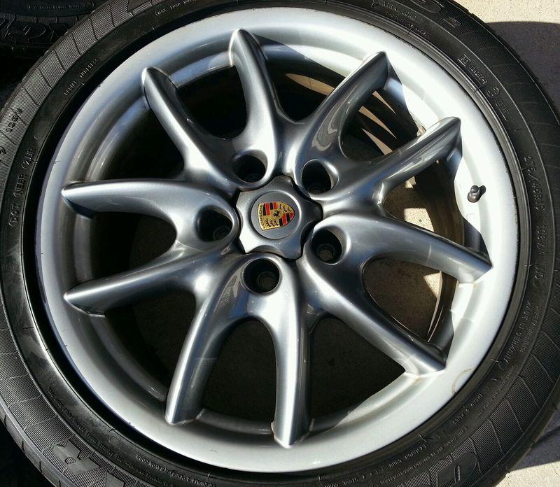 Purchase 19" FACTORY OEM PORSCHE CAYENNE WHEELS & TIRES 20 17 18 in San