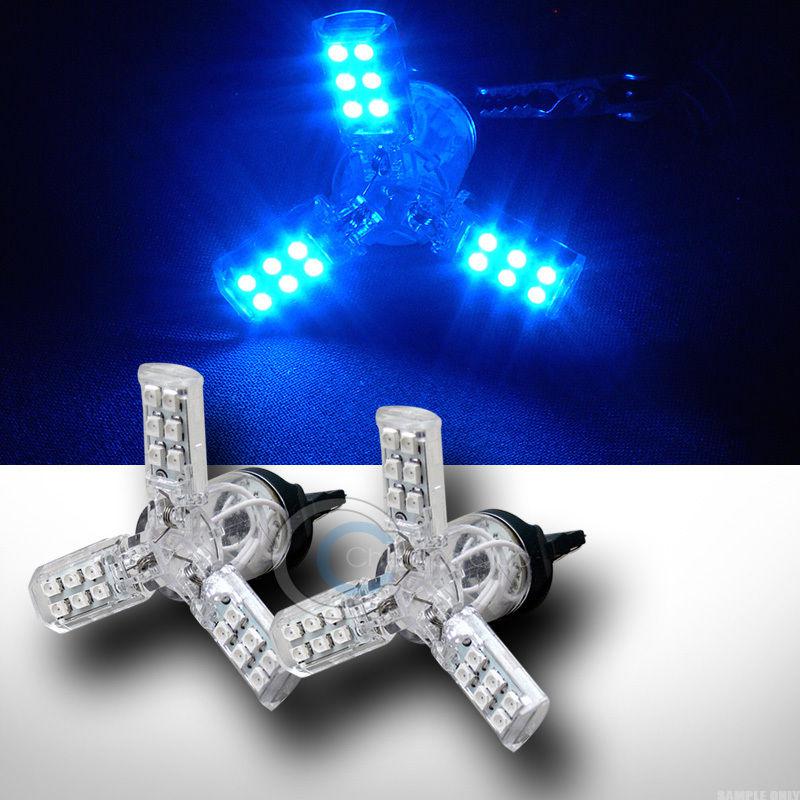 Purchase 2pc 7440 Spider Lite 24 SMD LED Bright Blue Backup/Reverse