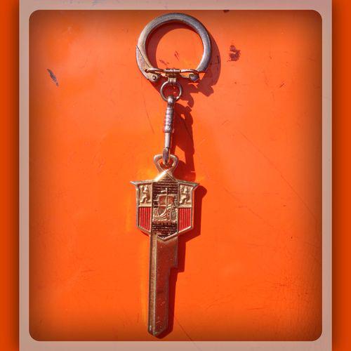 NOS 40s 50s Vintage Gold-Plated Plymouth Ship Signet Key Blank & Original Ring, US $9.99, image 2