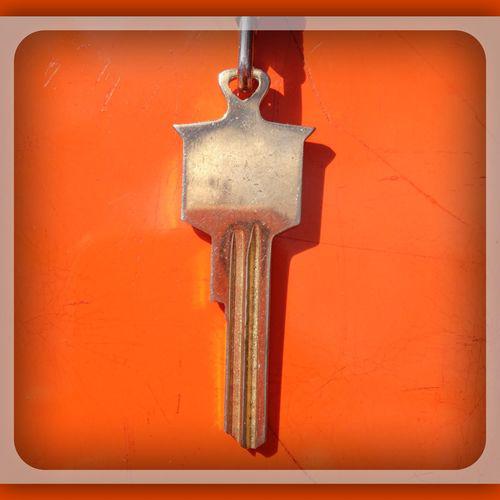 NOS 40s 50s Vintage Gold-Plated Plymouth Ship Signet Key Blank & Original Ring, US $9.99, image 6