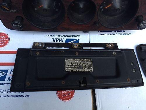 Te27 Dash Cluster With Tach & Switches Glove Box Heater Bezal & Controls , US $500.00, image 5