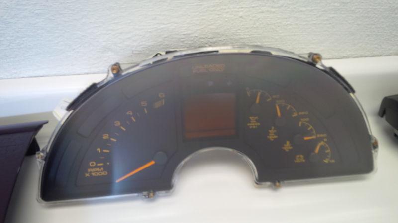 1993 corvette c4 instrument gauge cluster gage complete