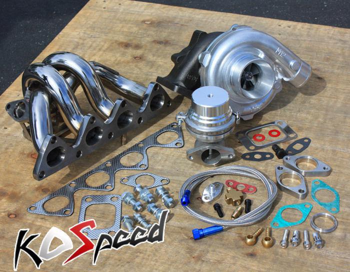 B-series dc2 b16 b18 t3/t4 turbo manifold charger kit turbocharger wg oil line