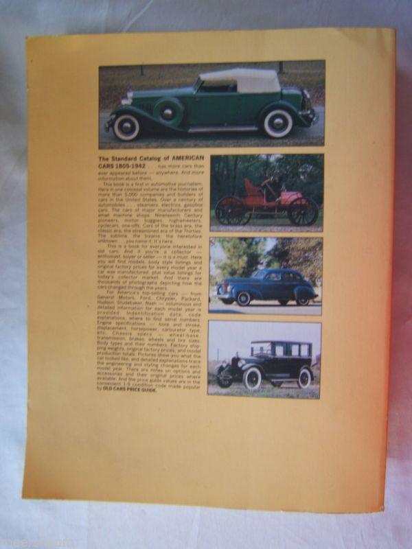 Purchase Early American Cars 1805 1942 Standard Catalog Lincoln Ford