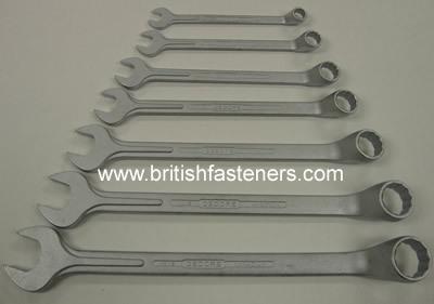Gedore whitworth combination wrench set bsw british standard german made 