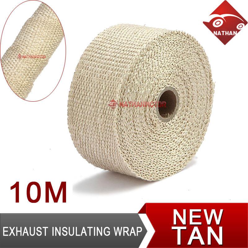 10m high temperature fiberglass exhaust heat header pipe wrap insulation cloth