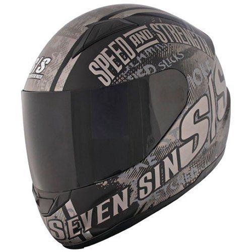 Speed & strength ss1500 seven sins helmet black x-small