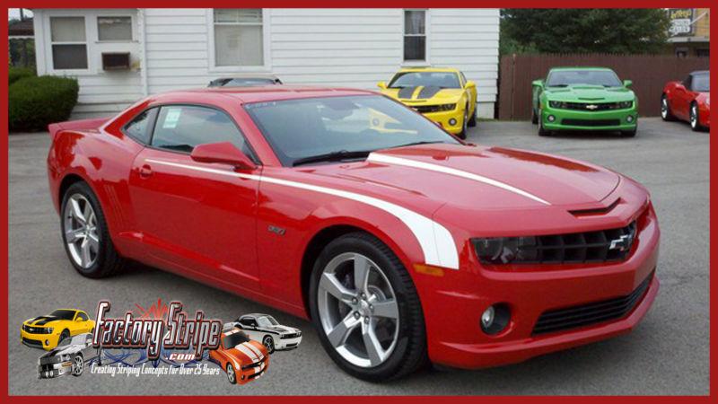 Chevrolet camaro side hockey stripes decals 2010 2011 2012 2013