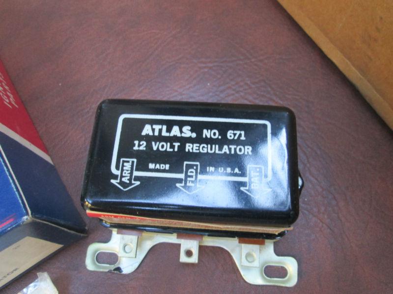 Purchase 19561964 ATLAS VOLTAGE REGULATOR 12V 671 NOS in Bethesda