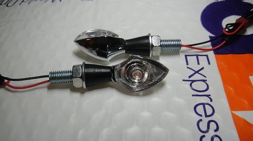 ►2xled nano mini chrom blinker for sachs,suzuki,yamaha,malaguti,kawasaki,ducati