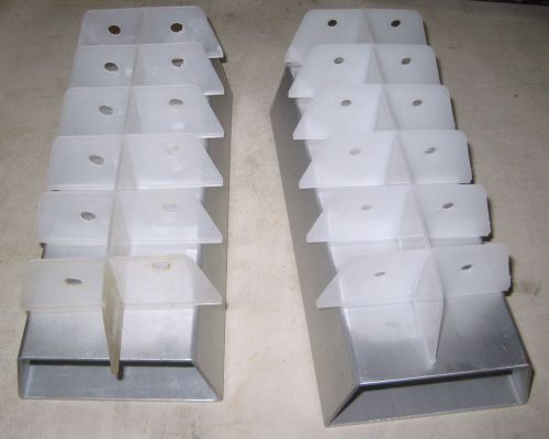 2 each verti-cube ice cube trays with grid for use in vertical evaporators