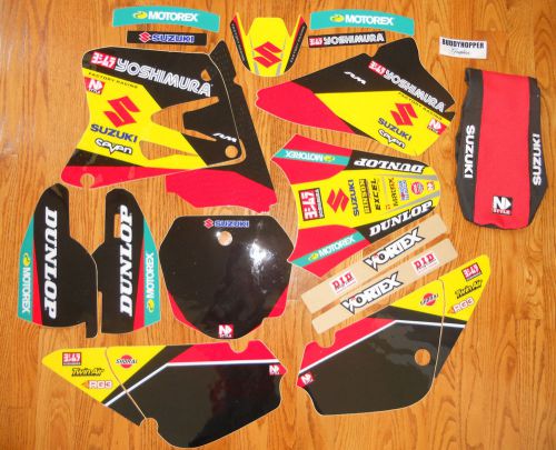 N-style yoshimura stewart  suzuki rm85 rm 85 team graphics kit (02-16) n40-4655