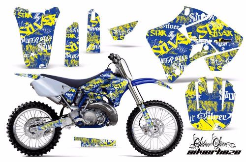 Yamaha graphic kit amr racing bike decal yz 125/250 decals mx parts 96-01 sssh y