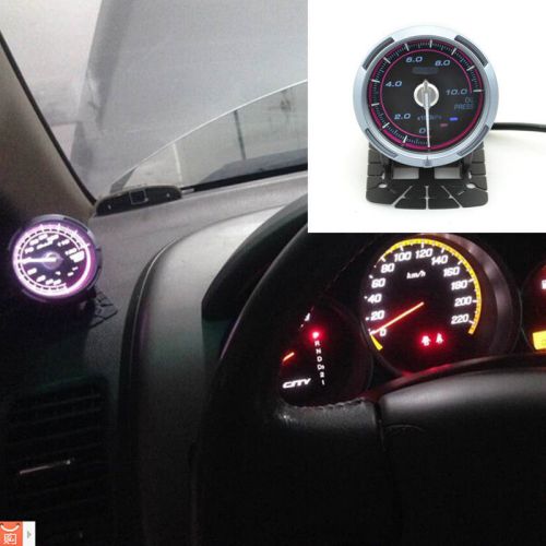 Practical dc12v wired pink led backlight car oil pressure gauge meter for subaru