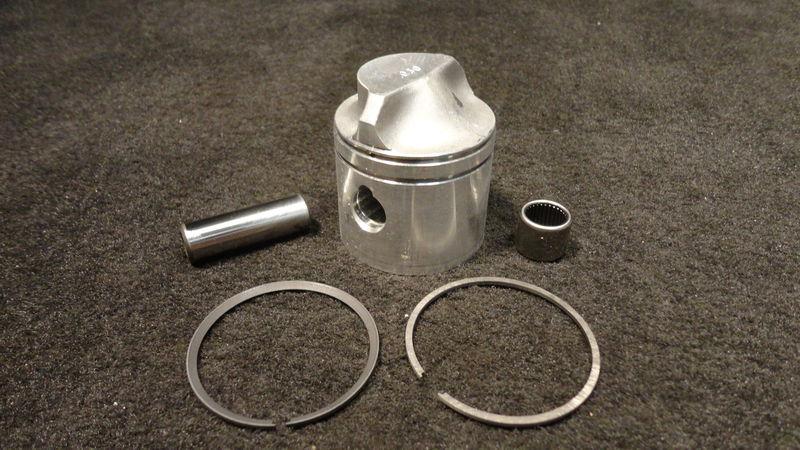 Piston and ring assy ,  #396573 johnson/evinrude omc 1975 15hp outboard 