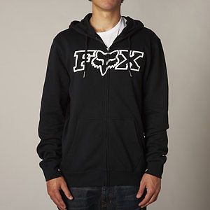 Fox racing legacy mens fheadx zip up hoody black