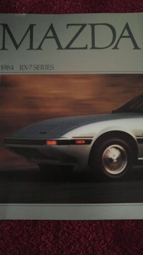 Mazda rx7 brochure 1984