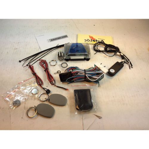 One touch engine start kit with rfid remote green illuminated no reserve