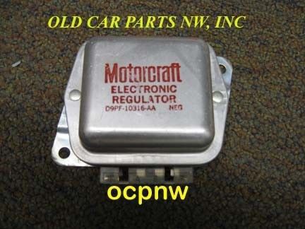 Ford 1962-70 nos motorcraft alternator voltage regulator d9pf10316ab