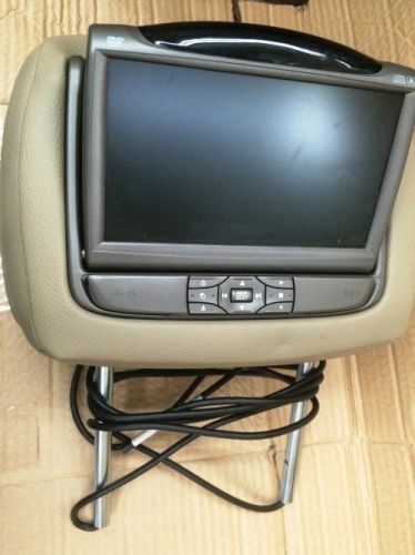 Car headrest with 7'' monitor