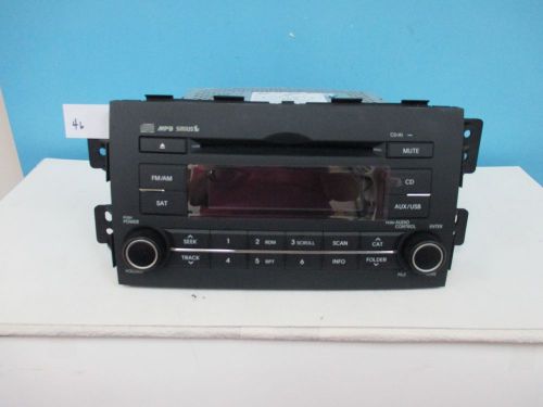 2009-11 kia borrego cd sirius radio 96130 2j400wk