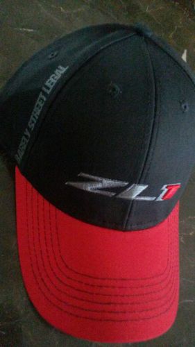 New chevrolet chevy zl1 camaro "barely legal" red/black hat osfm. fathers day!