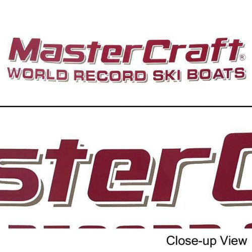 Purchase MASTERCRAFT 759874 WORLD RECORD SKI BOATS DECAL in Racine