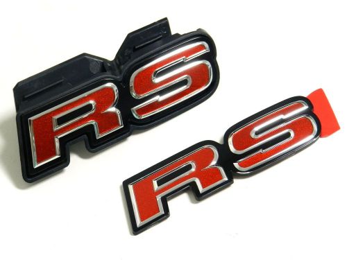 F+r genuine honda jdm rs badges emblems for 09-14 honda fit ge8 sport