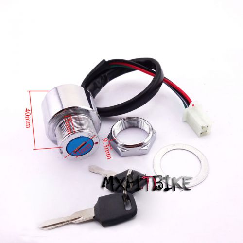 4 wire ignition key switch scooter atv quad buggy gokart pit dirt bike 4 wheeler