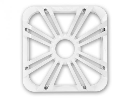 Kicker 11l710glw 10&#034; square solo-baric l7 subwoofer white grill w/ accent leds