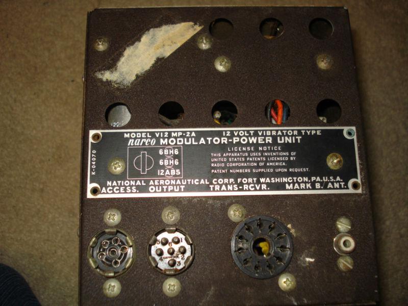 Narco modulator power unit model v12 mp-2a