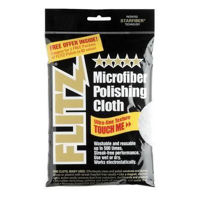 Flitz polishing cloth starfiber microfiber 16" x 16" ea mc200