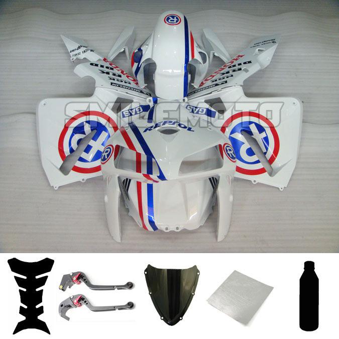 Bundle injection fairing windscreen levers for honda 2005 2006 cbr 600 rr f5 paa