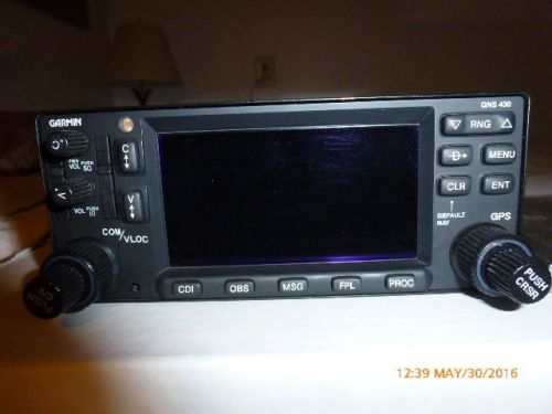 Garmin gns-430w waas with terrain ( 28 volt ) w/8130-3 very clean one owner