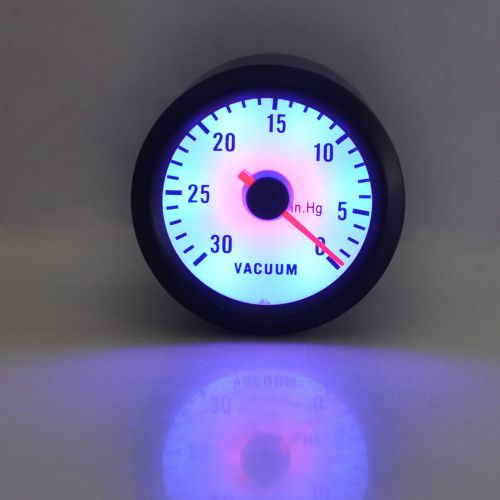 New hs car motor 2&#034; 52mm 30-10 in.hg turbo vacuum pointer gauge meter